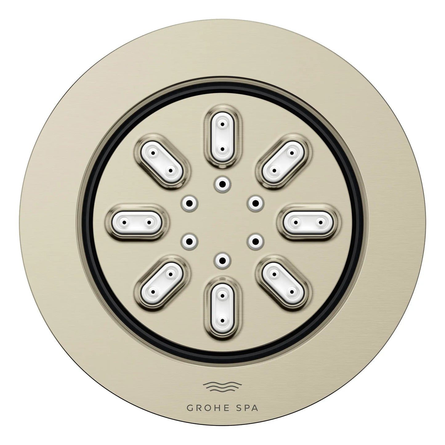 Grohe Rainshower Aqua 0.9 GPM 2-Spray Round Brushed Nickel Infinity Body Spray