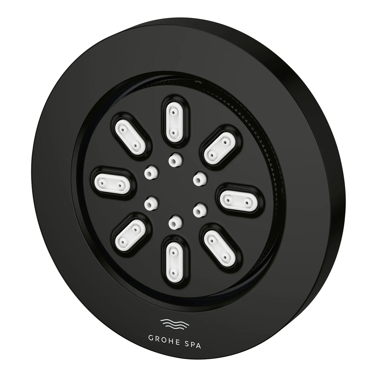 Grohe Rainshower Aqua 0.9 GPM 2-Spray Round Matte Black Body Spray