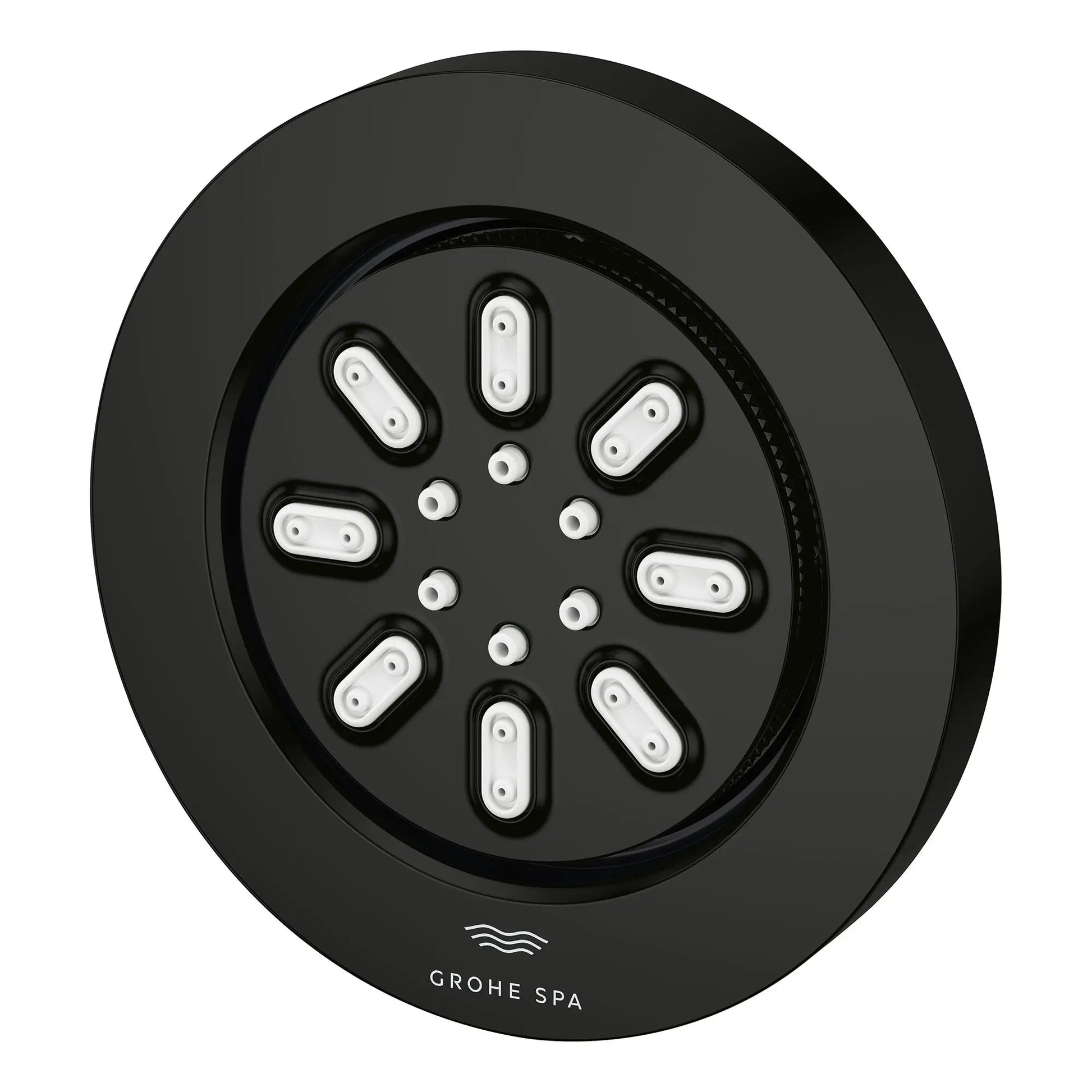 Grohe Rainshower Aqua 0.9 GPM 2-Spray Round Matte Black Body Spray