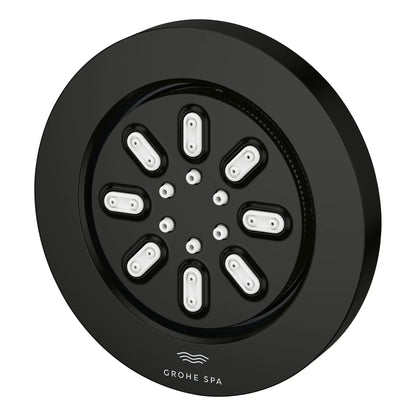 Grohe Rainshower Aqua 0.9 GPM 2-Spray Round Matte Black Body Spray