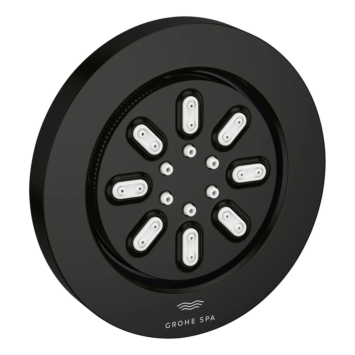 Grohe Rainshower Aqua 0.9 GPM 2-Spray Round Matte Black Body Spray