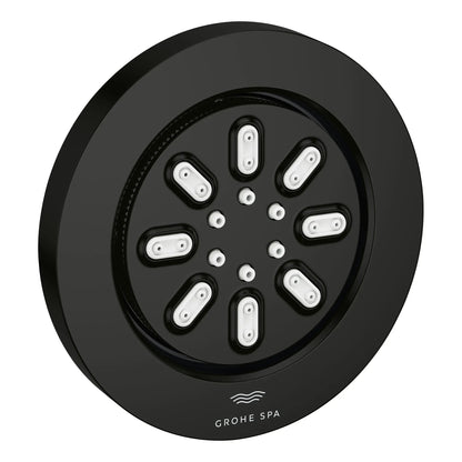 Grohe Rainshower Aqua 0.9 GPM 2-Spray Round Matte Black Body Spray