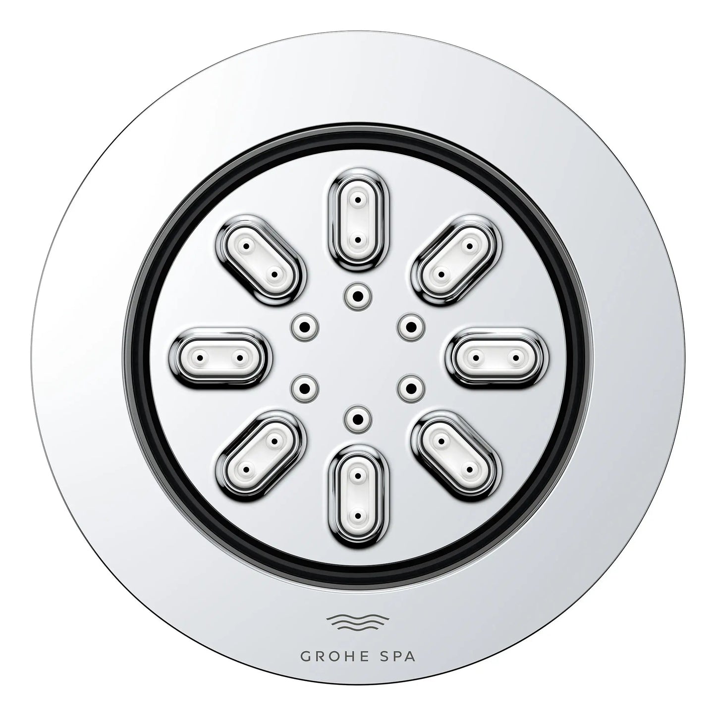 Grohe Rainshower Aqua 0.9 GPM 2-Spray Round StarLight Chrome Body Spray
