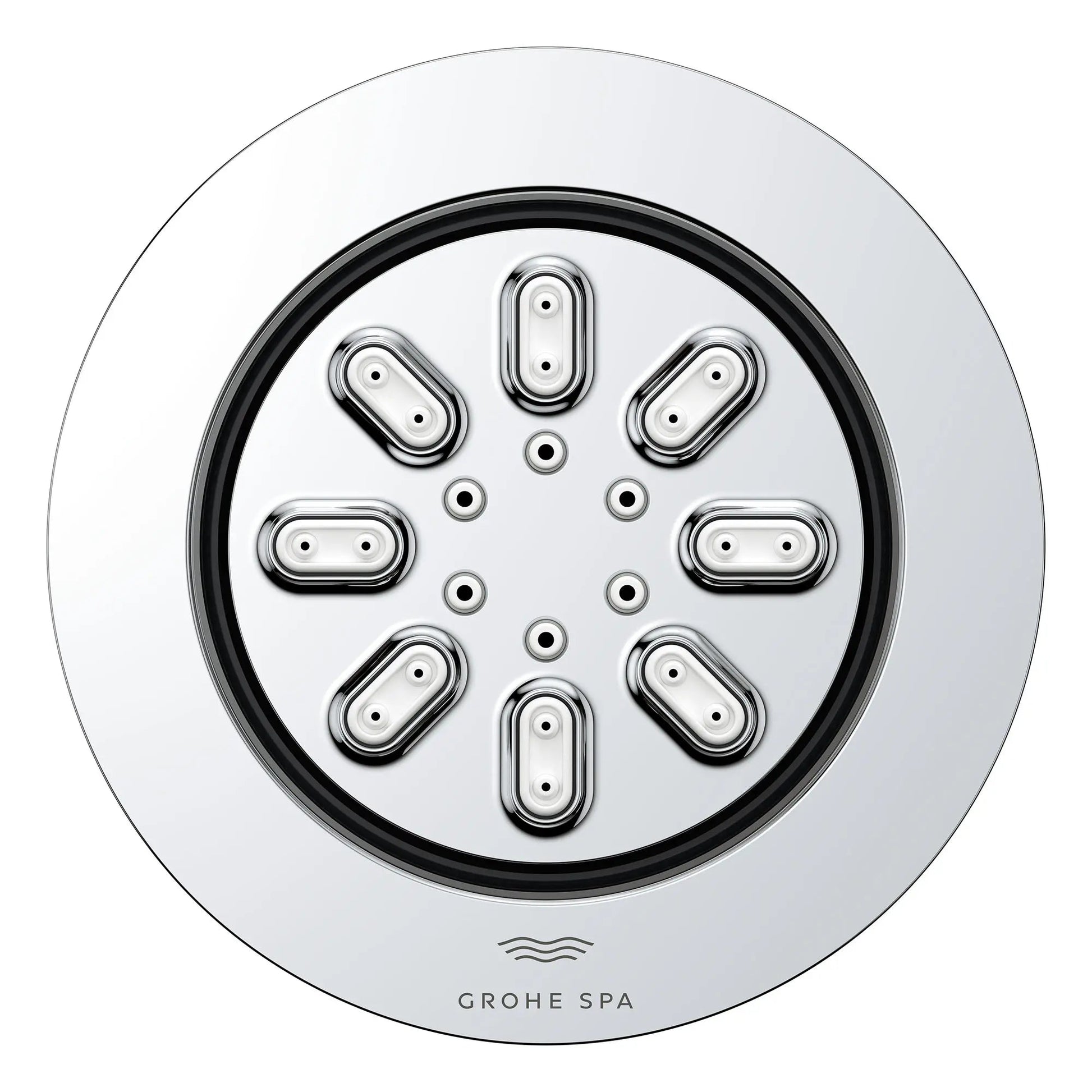Grohe Rainshower Aqua 0.9 GPM 2-Spray Round StarLight Chrome Body Spray