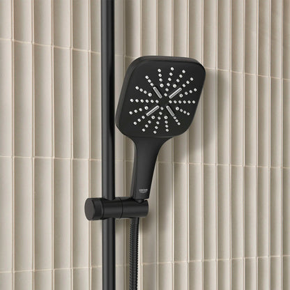 Grohe Rainshower™ SmartActive 1.75 GPM 3-Spray Matte Black Hand Shower