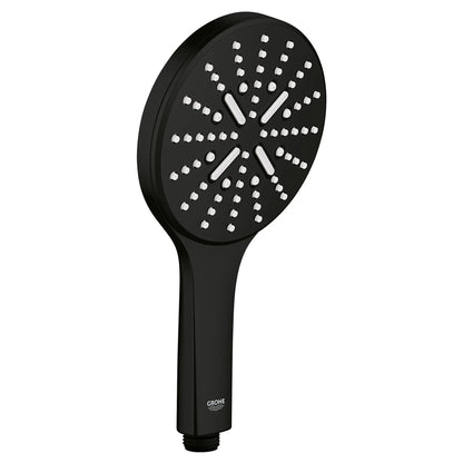 Grohe Rainshower SmartActive 1.75 GPM 3-Sprays Matte Black Hand Shower