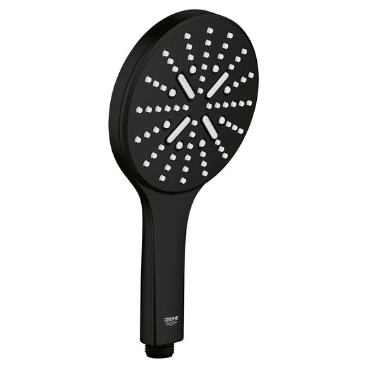 Grohe Rainshower SmartActive 1.75 GPM 3-Sprays Matte Black Hand Shower