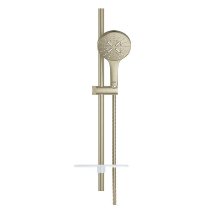 Grohe Rainshower SmartActive 24" 1.75 GPM 3-Spray Brushed Nickel Infinity Shower Slide Bar Kit