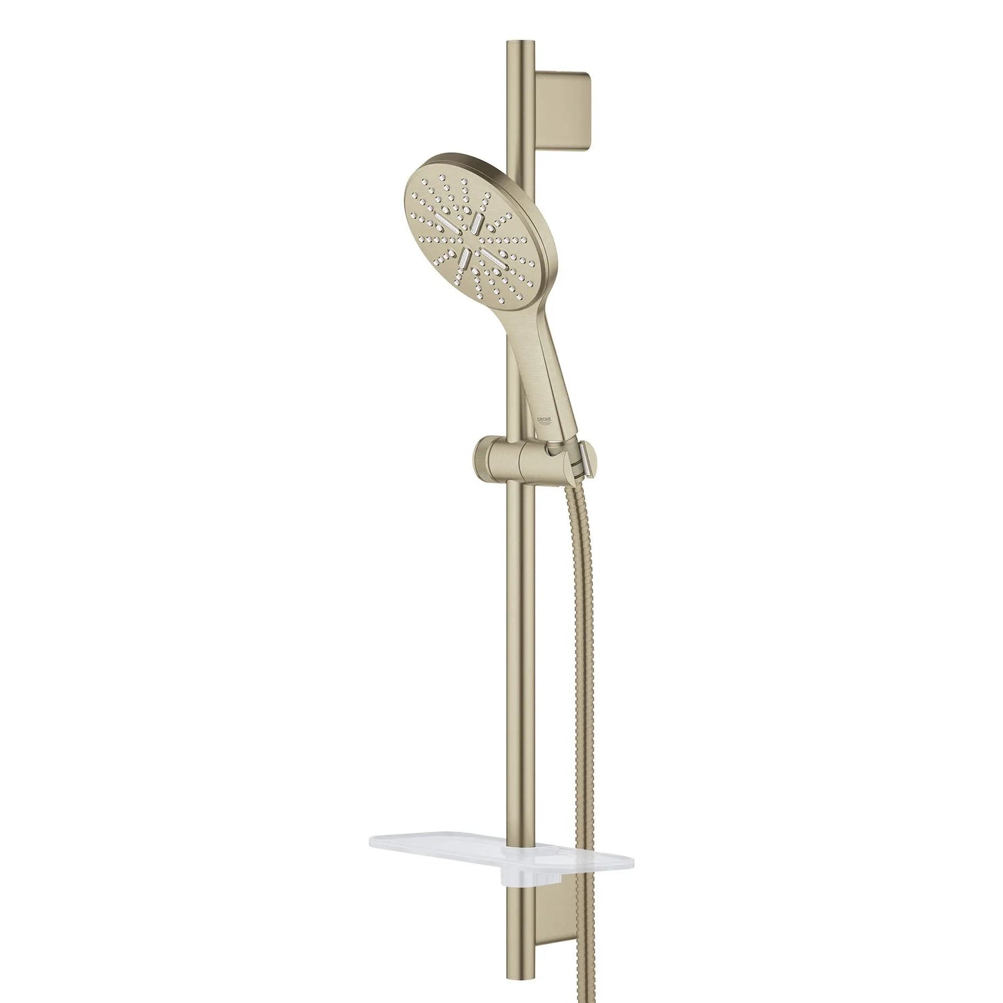 Grohe Rainshower SmartActive 24" 1.75 GPM 3-Spray Brushed Nickel Infinity Shower Slide Bar Kit