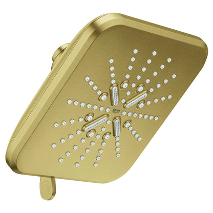 Grohe Rainshower SmartActive 7" 3-Spray 1.75 GPM Brushed Cool Sunrise Shower Head