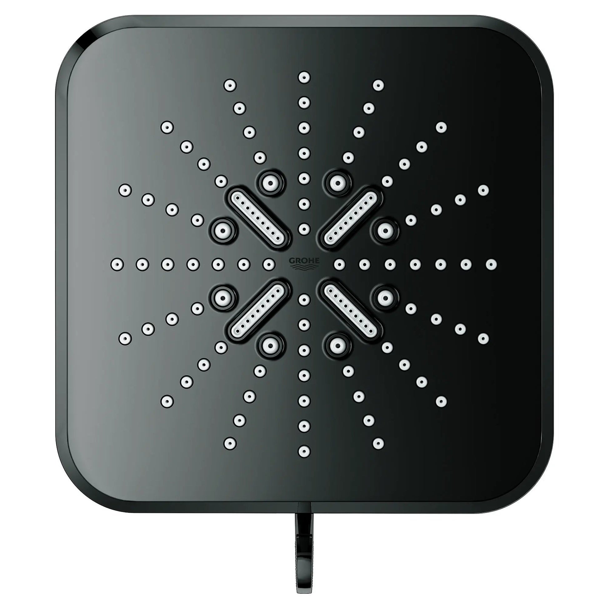 Grohe Rainshower SmartActive 7" 3-Spray 1.75 GPM Hard Graphite Shower Head