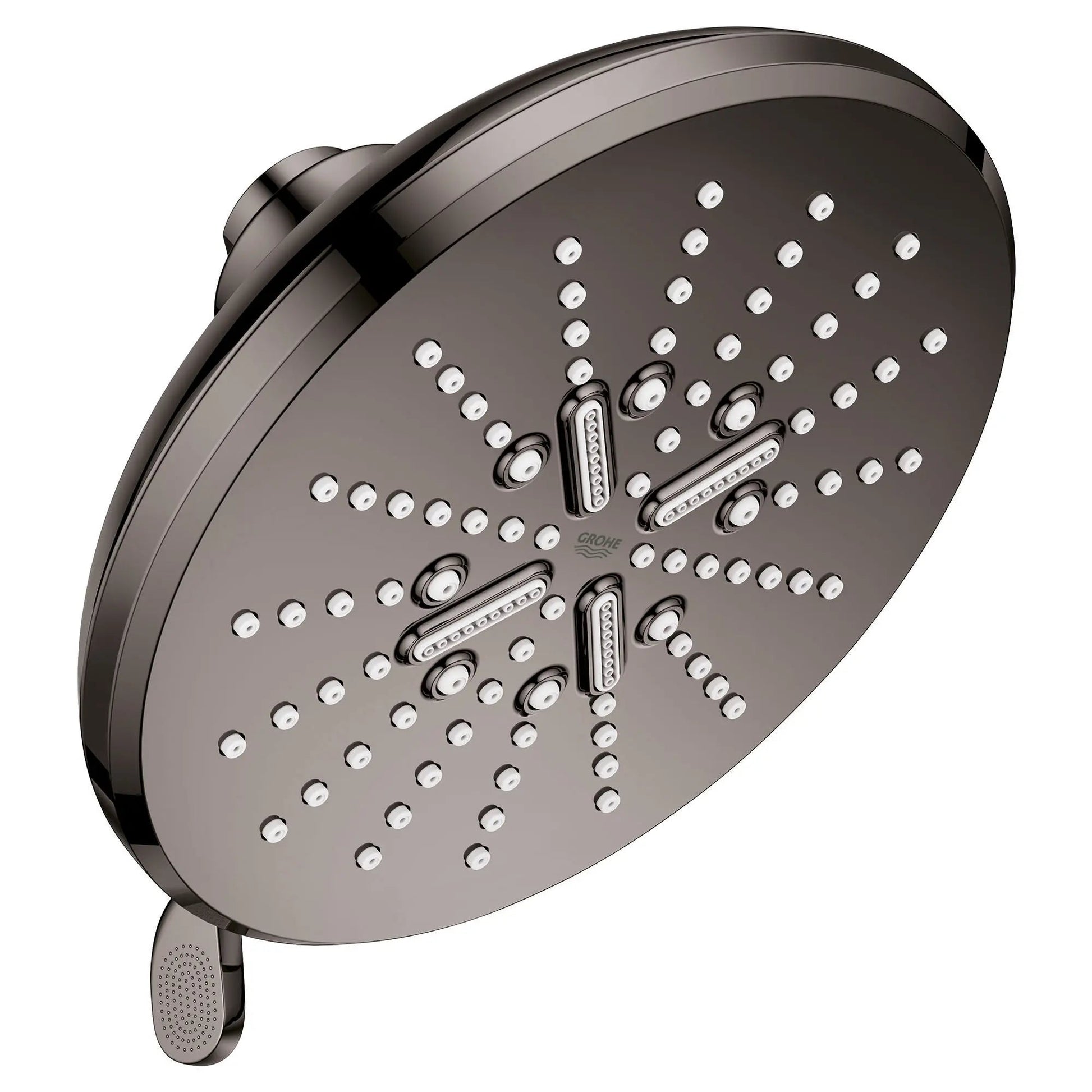 Grohe Rainshower SmartActive 7" 3 Spray 1.75 GPM Hard Graphite Shower Head