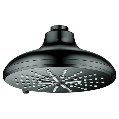 Grohe Rainshower SmartActive 7" 3 Spray 1.75 GPM Hard Graphite Shower Head