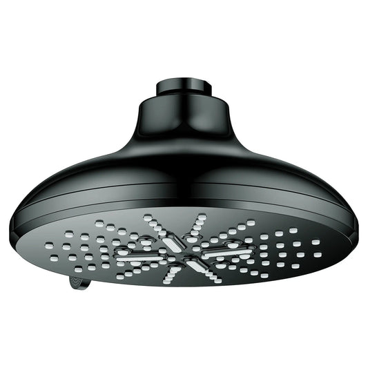 Grohe Rainshower SmartActive 7" 3 Spray 1.75 GPM Hard Graphite Shower Head