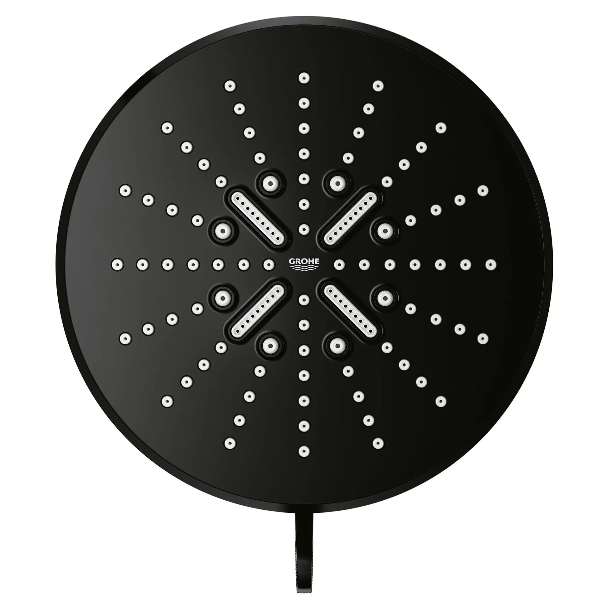 Grohe Rainshower SmartActive 7" 3 Spray 1.75 GPM Matte Black Infinity Shower Head