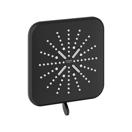 Grohe Rainshower SmartActive 7" 3-Spray 1.75 GPM Matte Black Shower Head