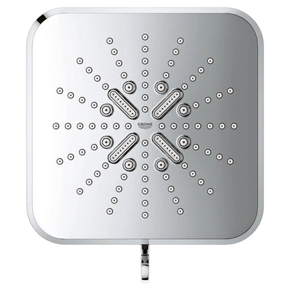 Grohe Rainshower SmartActive 7" 3-Spray 1.75 GPM StarLight Chrome Shower Head
