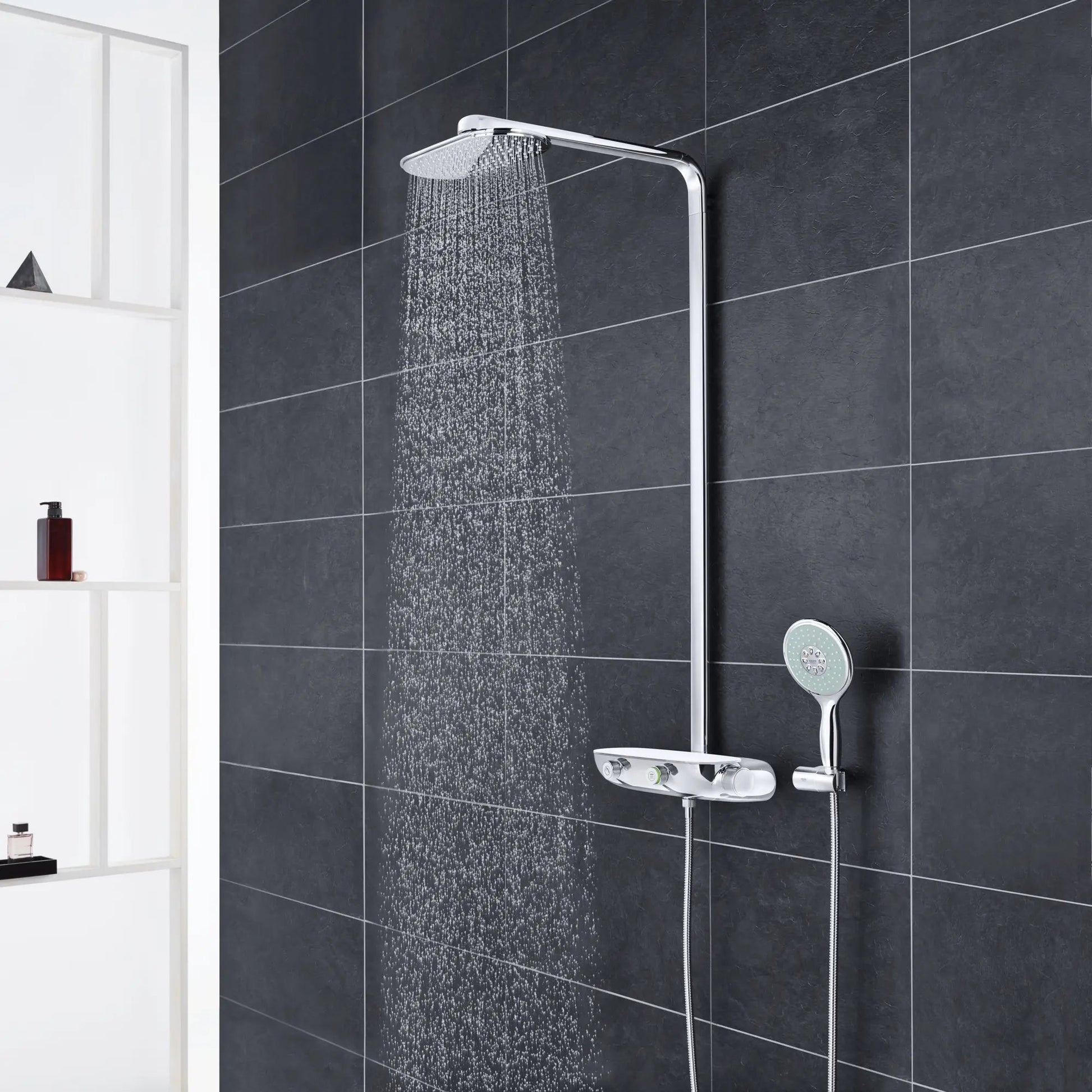 Grohe Rainshower™ SmartControl Thermostatic StarLight Chrome Shower System