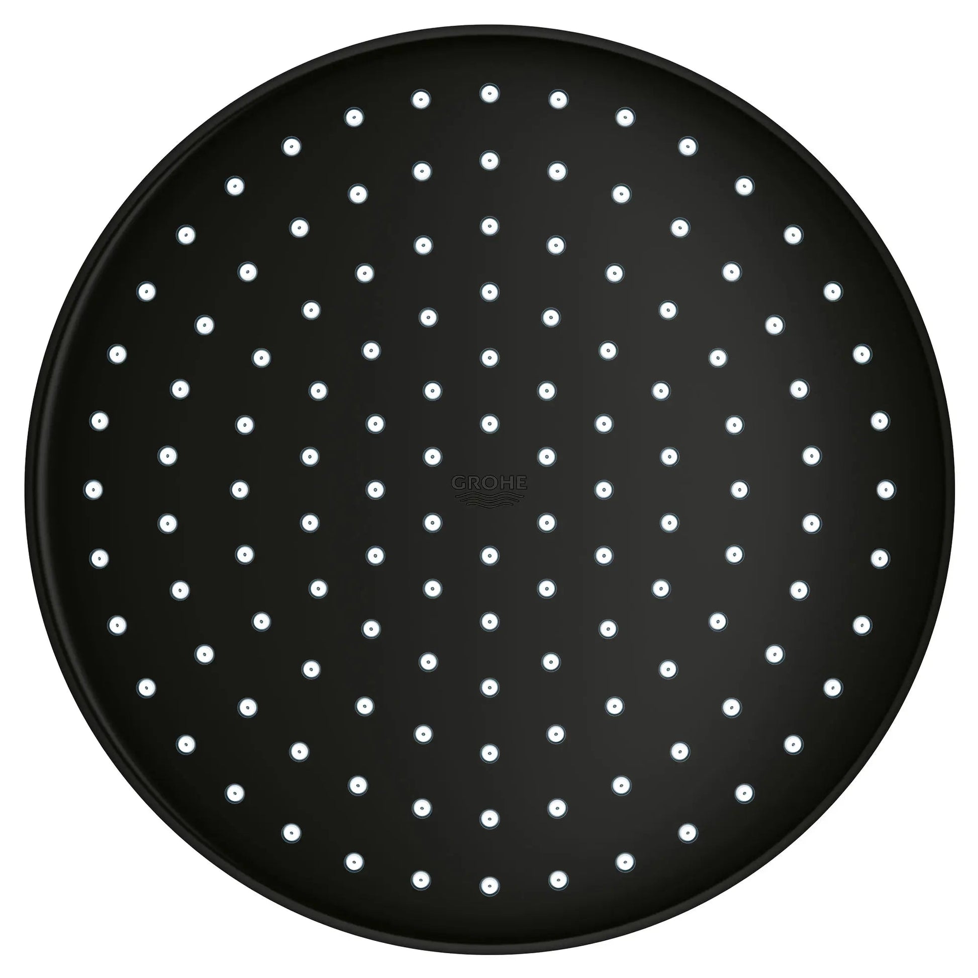 Grohe Tempesta 10" 1-Spray 1.75 GPM Matte Black 250 Rain Shower Head
