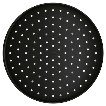 Grohe Tempesta 10" 1-Spray 1.75 GPM Matte Black 250 Rain Shower Head