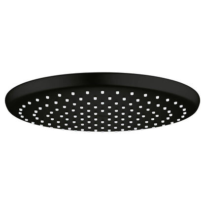 Grohe Tempesta 10" 1-Spray 1.75 GPM Matte Black 250 Rain Shower Head
