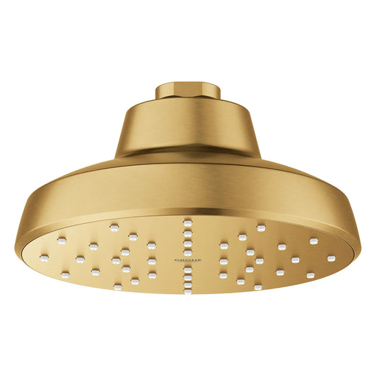 Grohe Tempesta 140 With AquaBooster Round Single Spray 1.75 GPM Brushed Cool Sunrise Shower Head