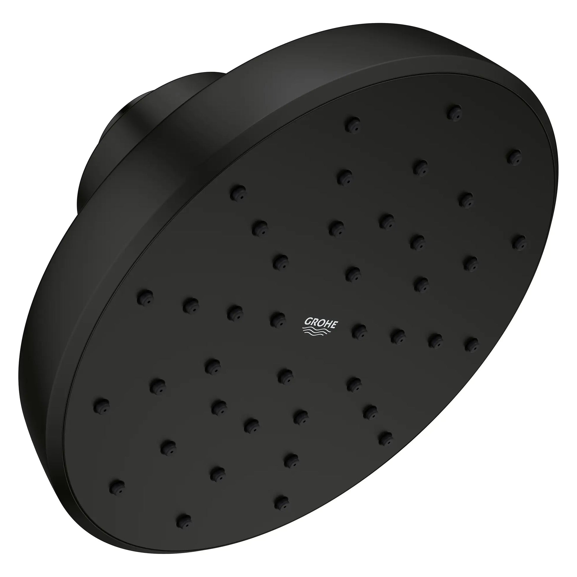 Grohe Tempesta 140 With AquaBooster Round Single Spray 1.75 GPM Matte Black Shower Head