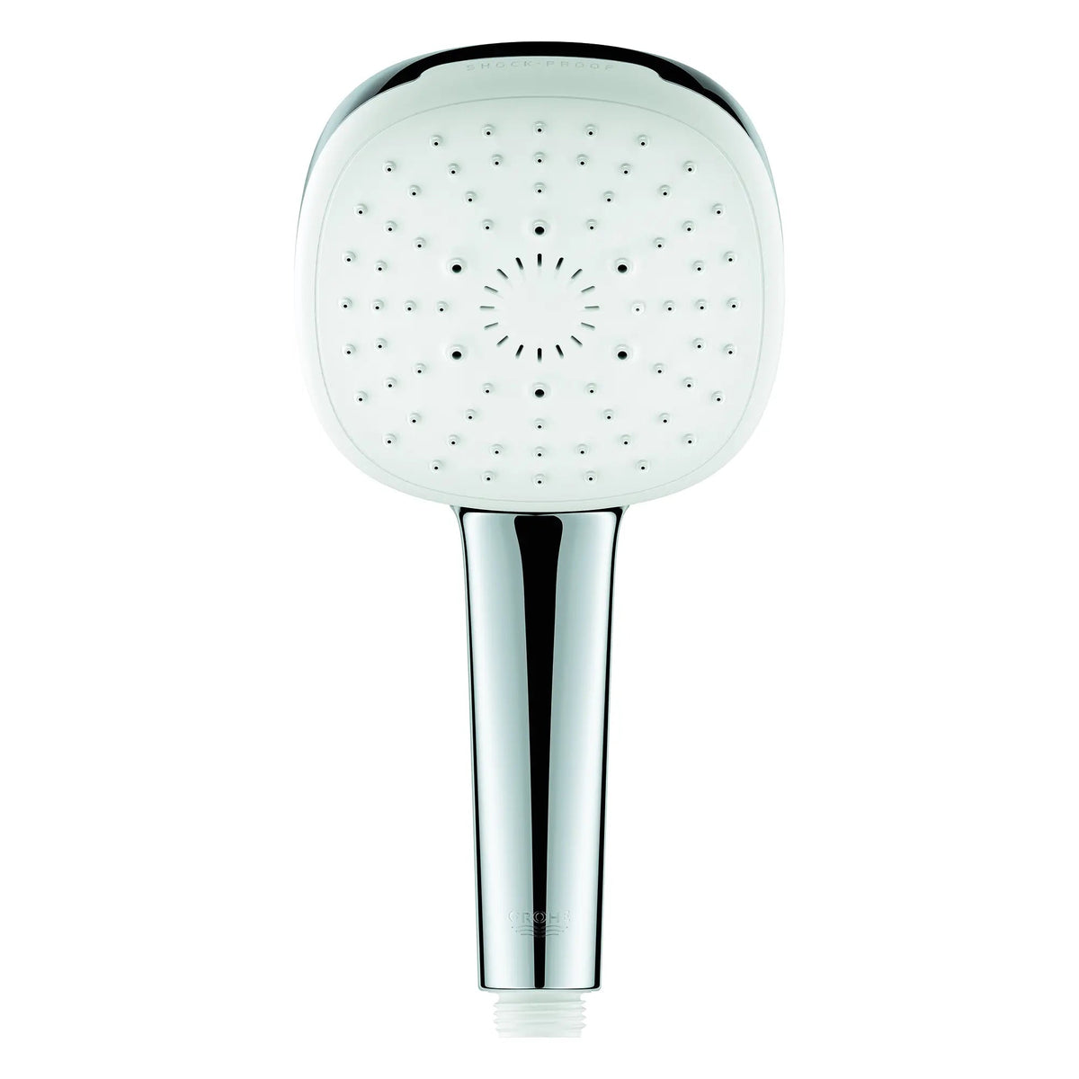 Grohe Tempesta 1.75 GPM 3-Spray StarLight Chrome 110 Square Hand Shower