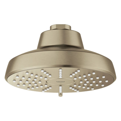 Grohe Tempesta 1.75 GPM AquaBooster Round Multi Spray Brushed Nickel Infinity Shower Head