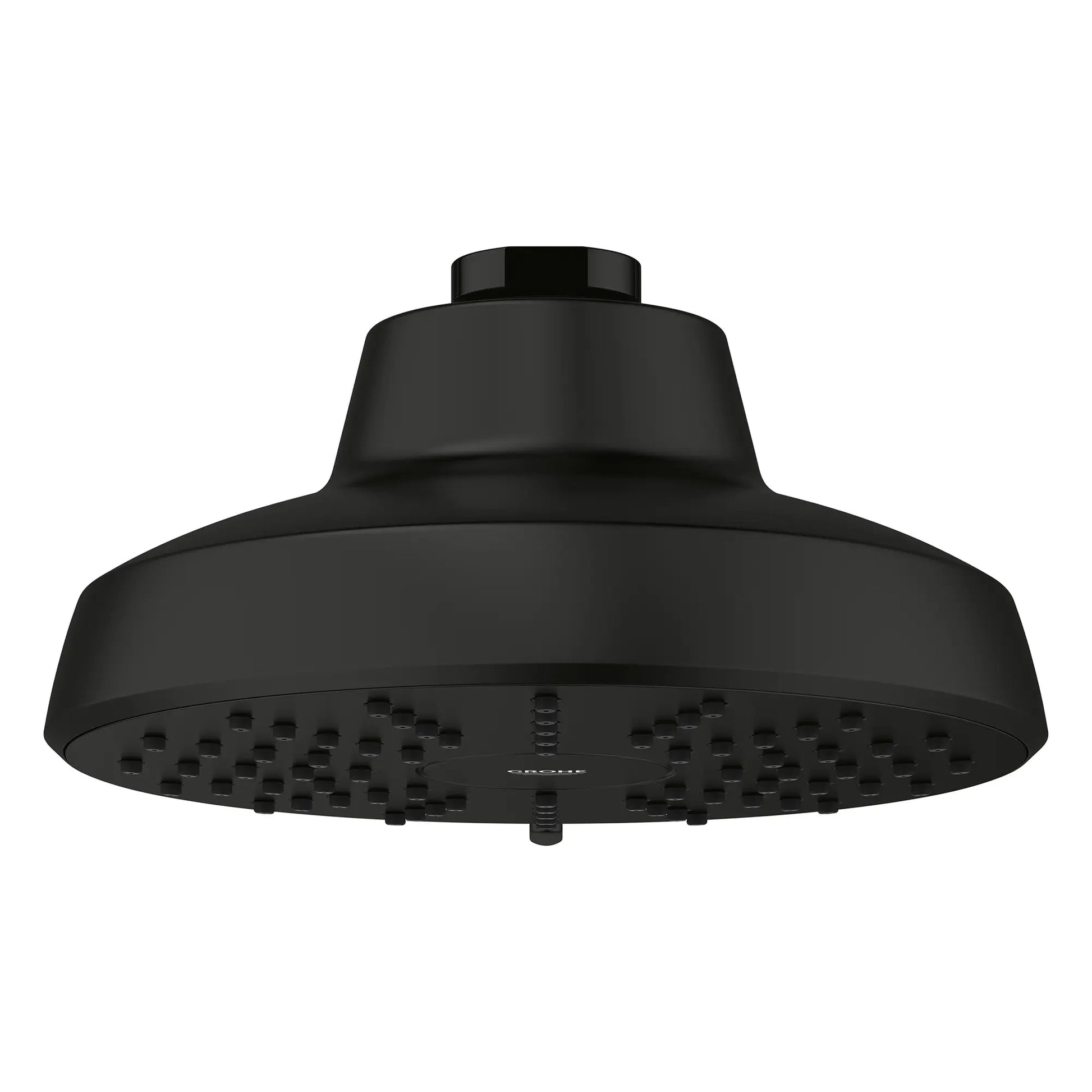 Grohe Tempesta 1.75 GPM AquaBooster Round Multi Spray Matte Black Shower Head