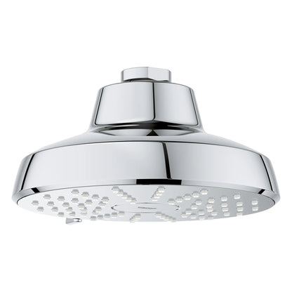 Grohe Tempesta 1.75 GPM AquaBooster Round Multi Spray StarLight Chrome Shower Head