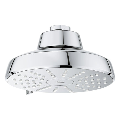 Grohe Tempesta 1.75 GPM AquaBooster Round Multi Spray StarLight Chrome Shower Head