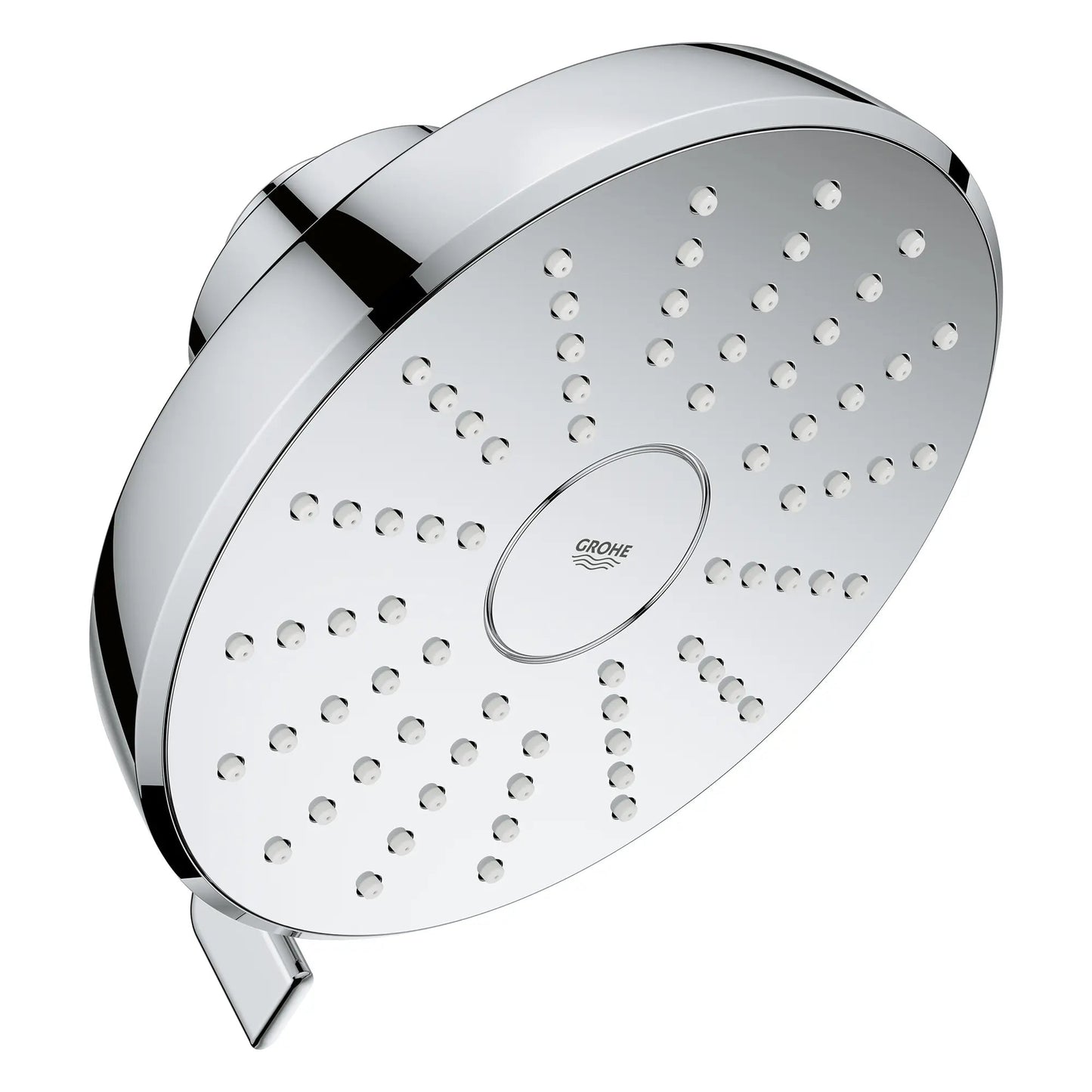 Grohe Tempesta 1.75 GPM AquaBooster Round Multi Spray StarLight Chrome Shower Head
