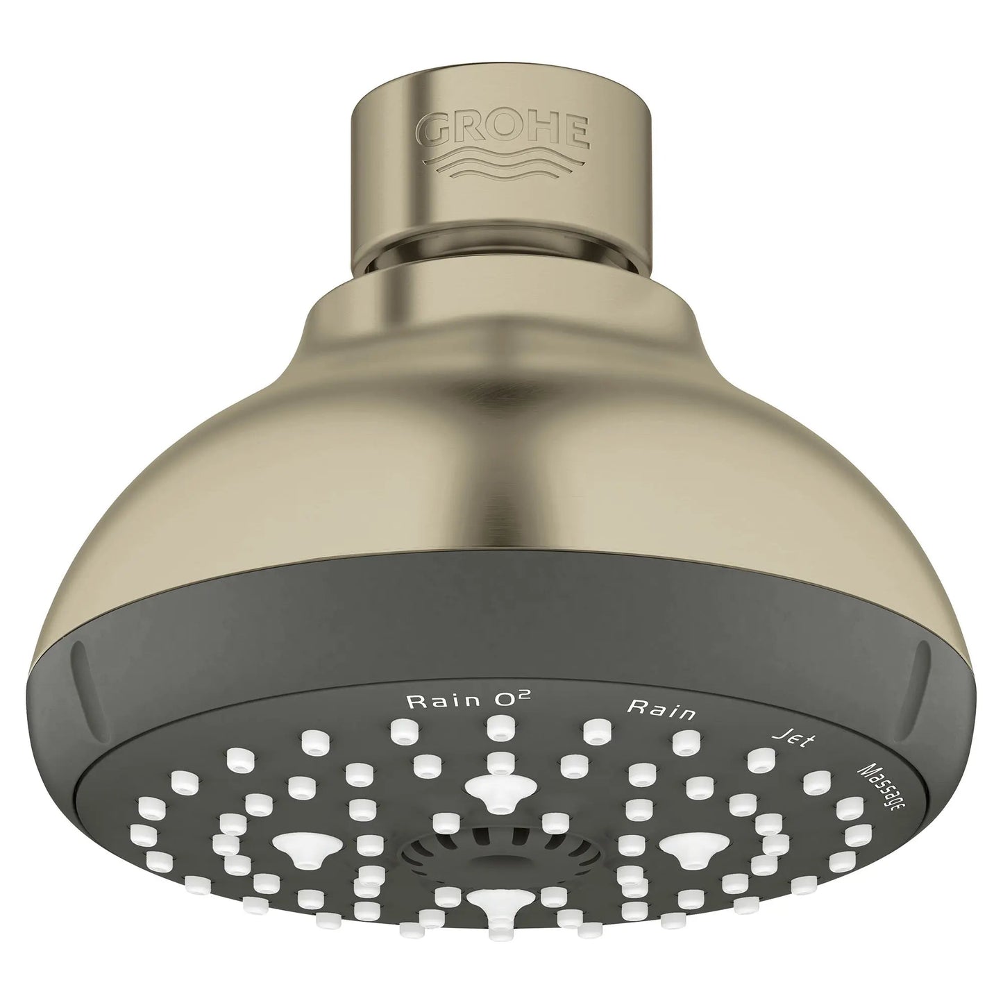 Grohe Tempesta® 4" 4-Spray 1.75 GPM Brushed Nickel Infinity 100 Shower Head