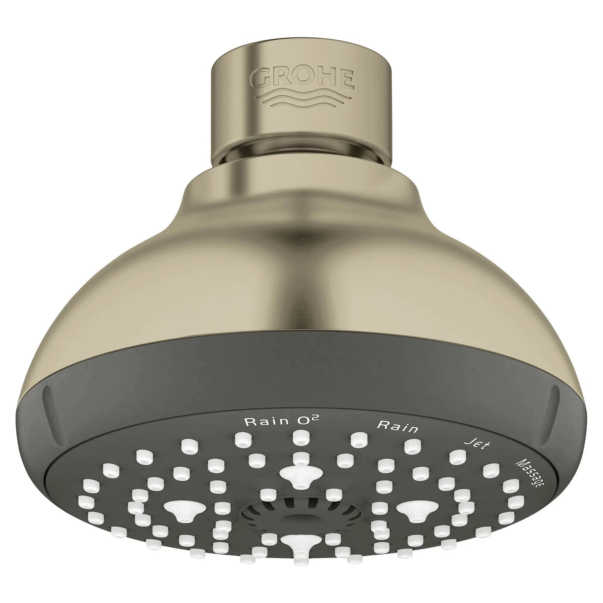 Grohe Tempesta® 4" 4-Spray 1.75 GPM Brushed Nickel Infinity 100 Shower Head