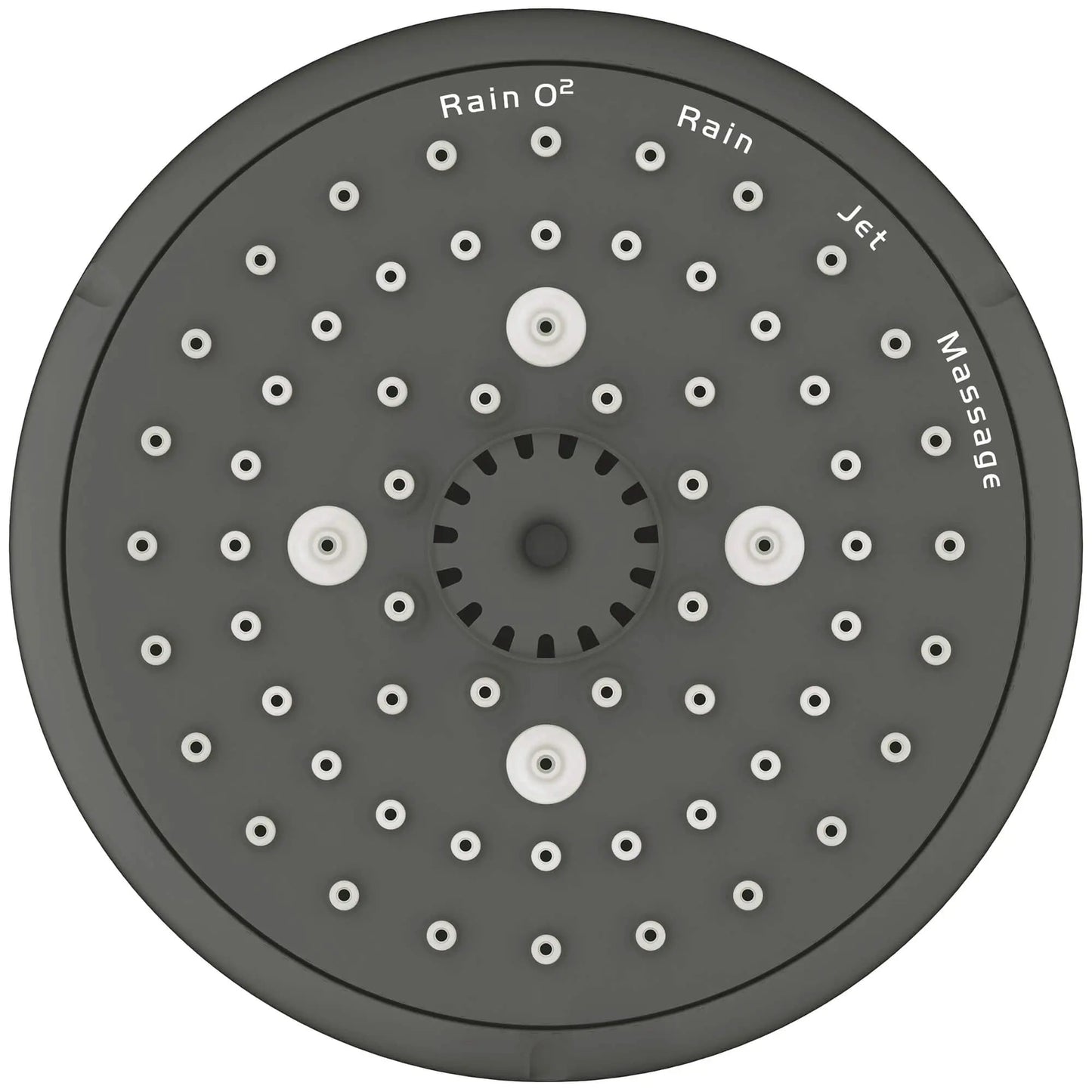Grohe Tempesta® 4" 4-Spray 1.75 GPM Brushed Nickel Infinity 100 Shower Head
