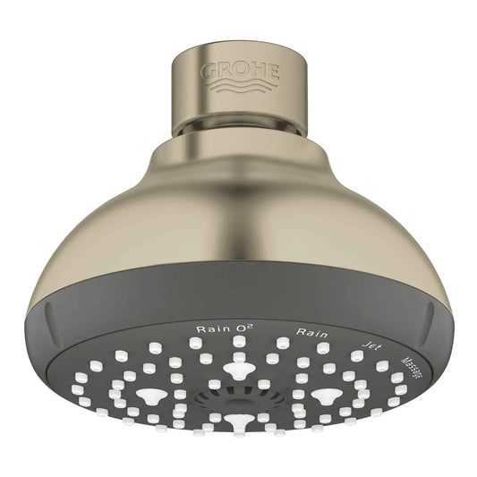 Grohe Tempesta® 4" 4-Spray 1.75 GPM Brushed Nickel Infinity 100 Shower Head