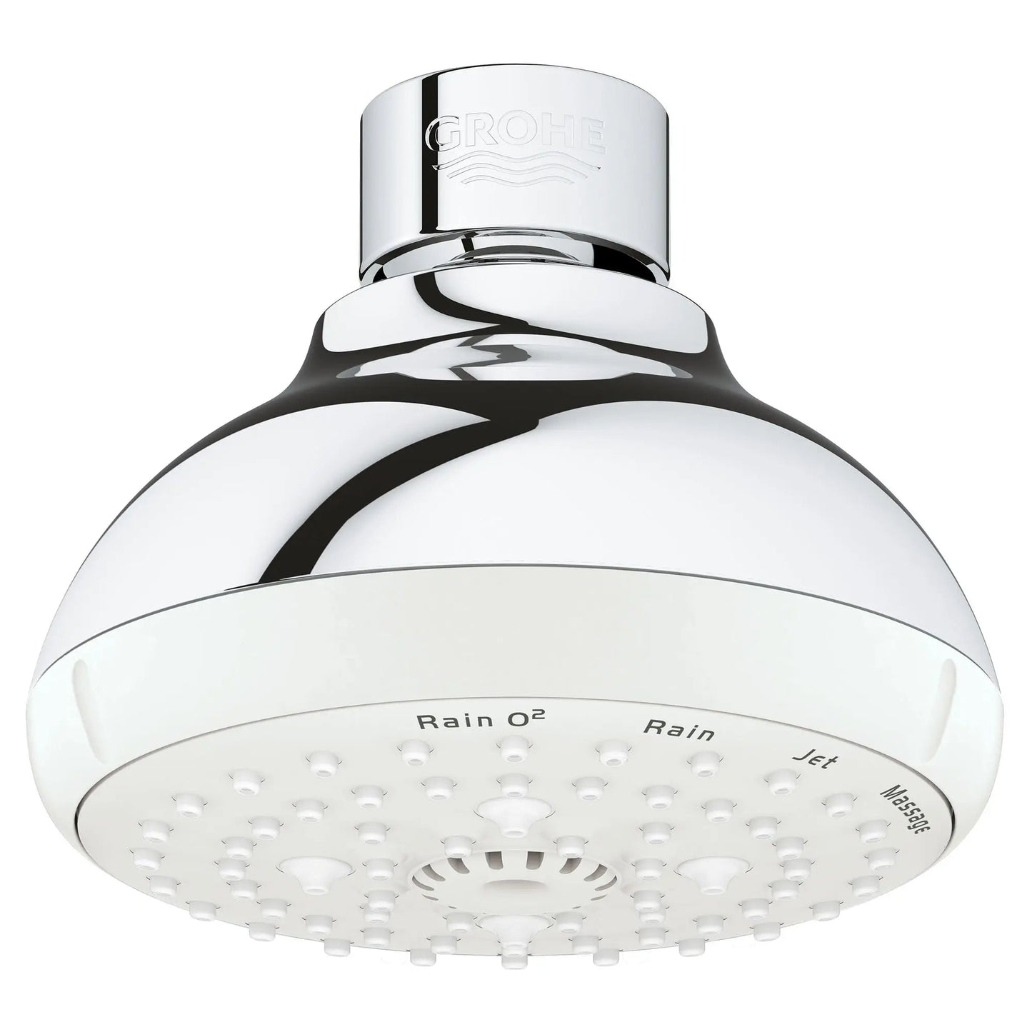Grohe Tempesta® 4" 4-Spray 1.75 GPM StarLight Chrome 100 Shower Head