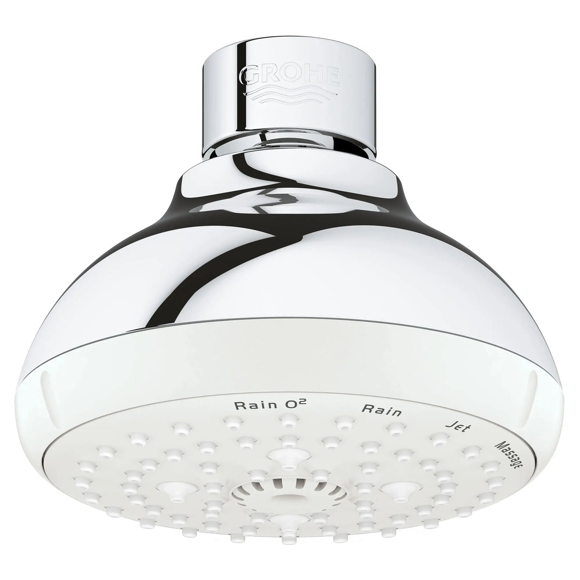 Grohe Tempesta® 4" 4-Spray 1.75 GPM StarLight Chrome 100 Shower Head