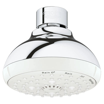 Grohe Tempesta® 4" 4-Spray 1.75 GPM StarLight Chrome 100 Shower Head