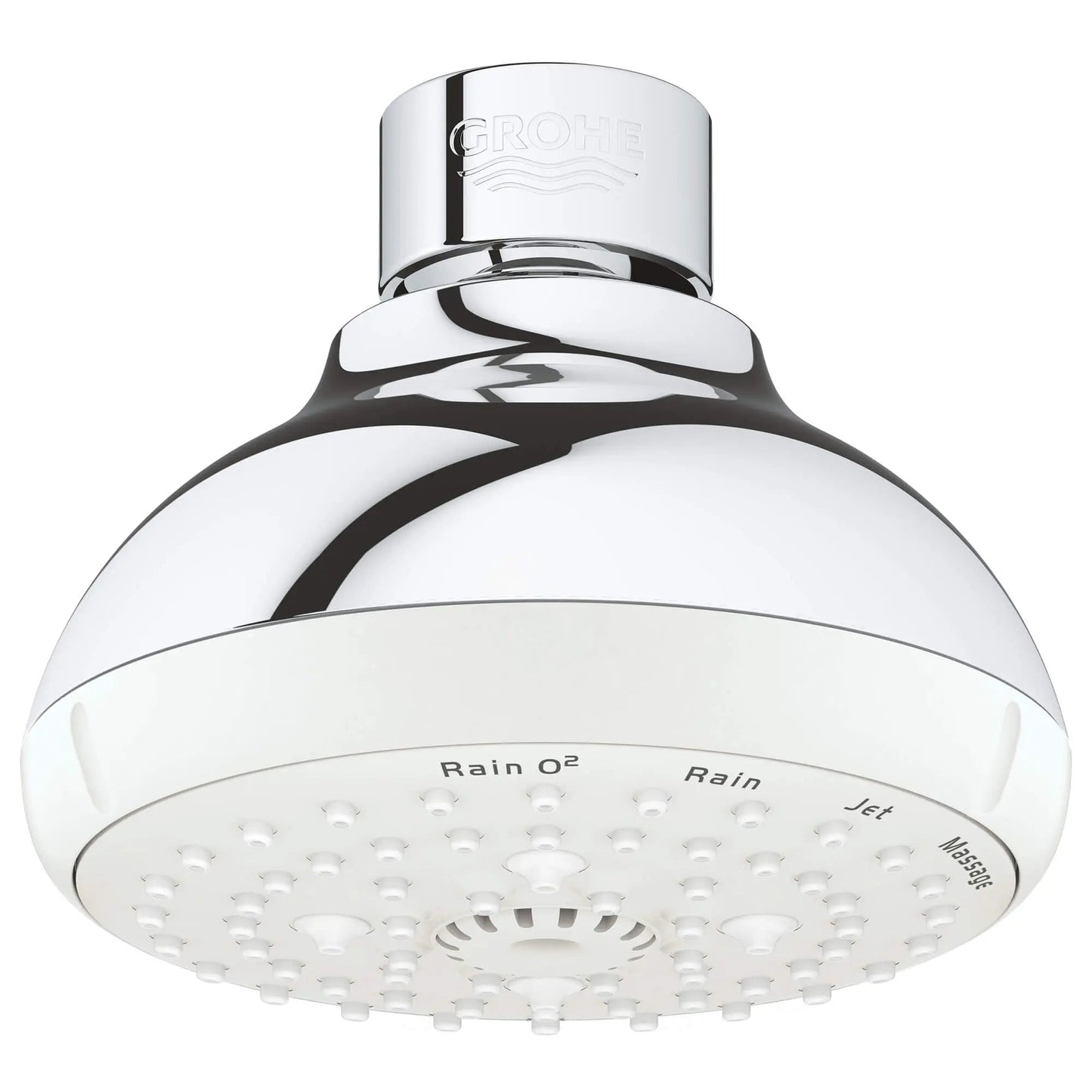 Grohe Tempesta® 4" 4-Spray 1.75 GPM StarLight Chrome 100 Shower Head