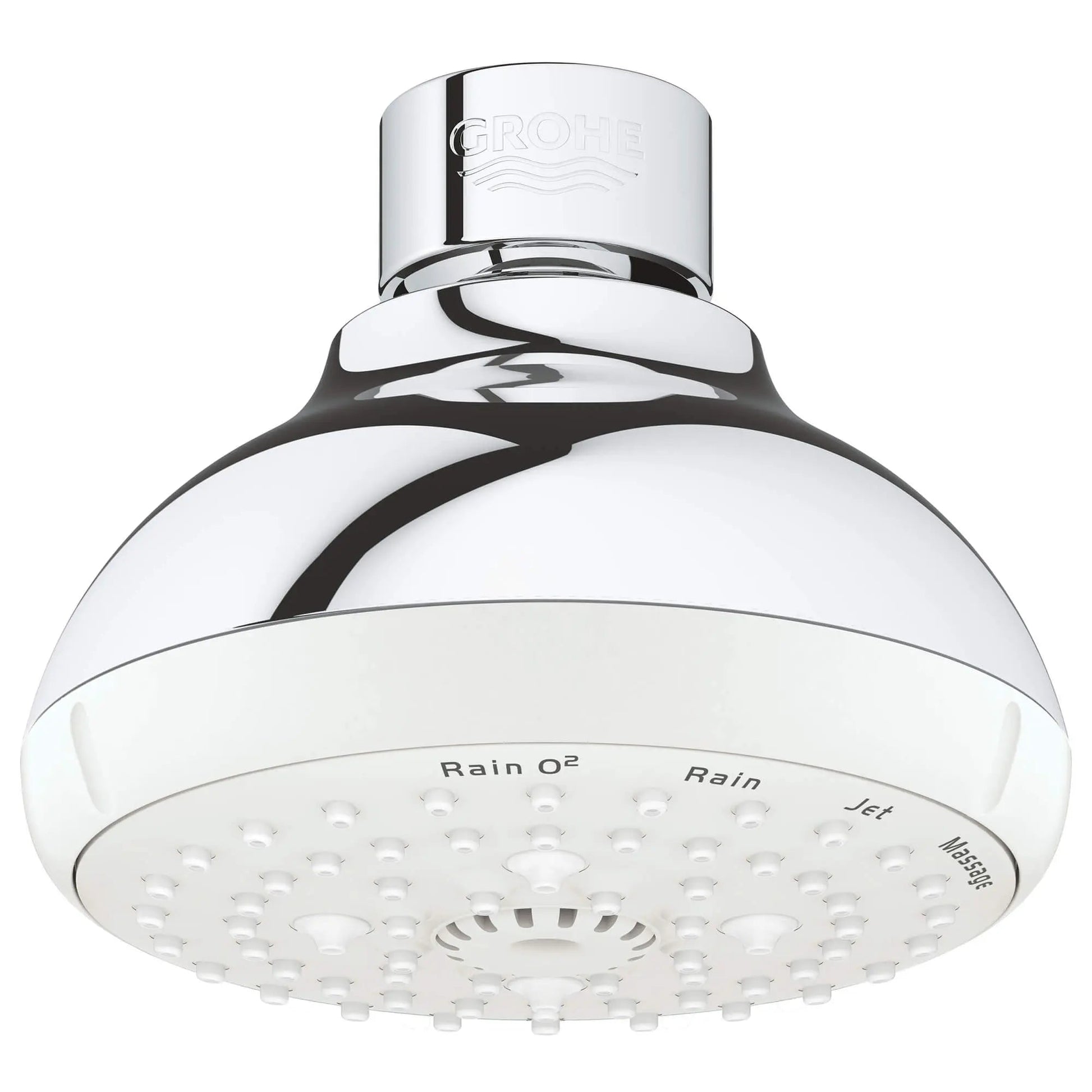Grohe Tempesta® 4" 4-Spray 1.75 GPM StarLight Chrome 100 Shower Head