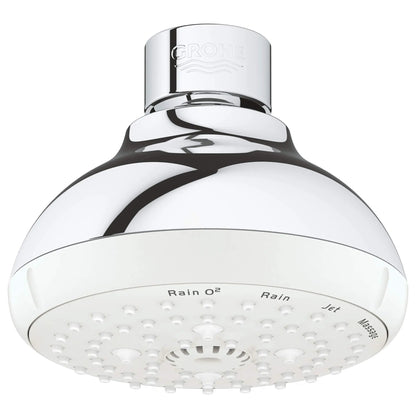 Grohe Tempesta® 4" 4-Spray 1.75 GPM StarLight Chrome 100 Shower Head