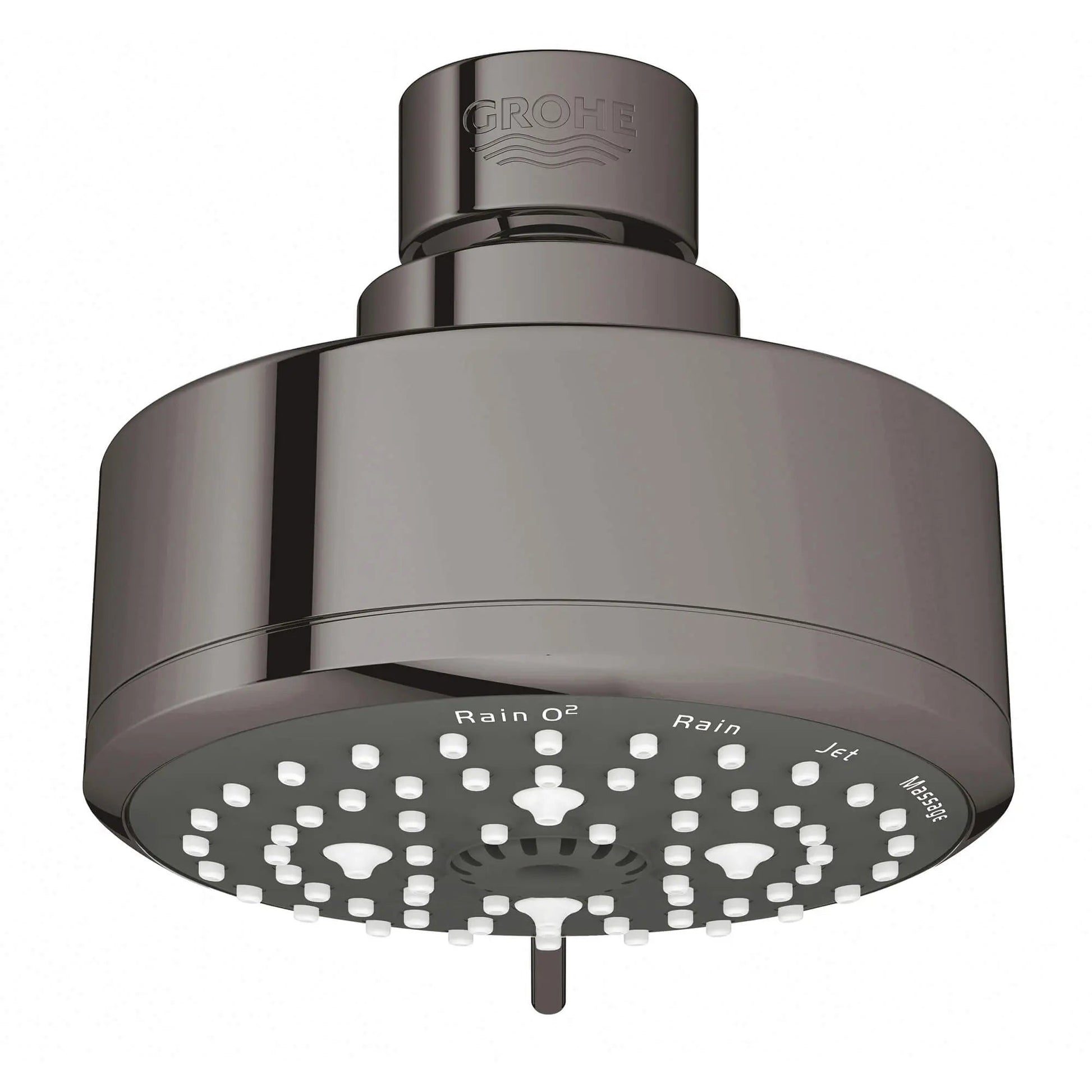 Grohe Tempesta® Cosmopolitan 4" 4 Spray 1.75 GPM Hard Graphite Shower Head