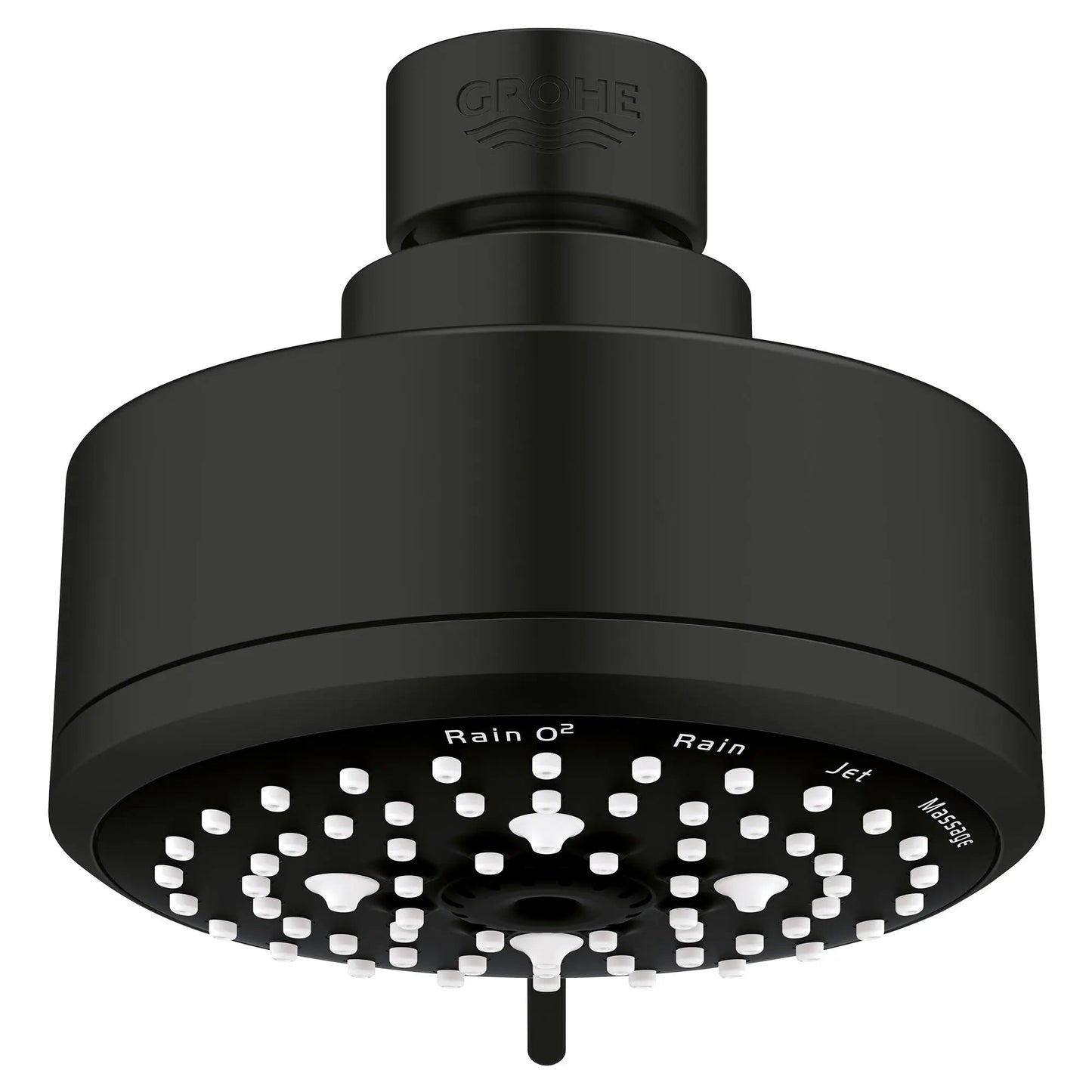 Grohe Tempesta® Cosmopolitan 4" 4 Spray 1.75 GPM Matte Black Shower Head