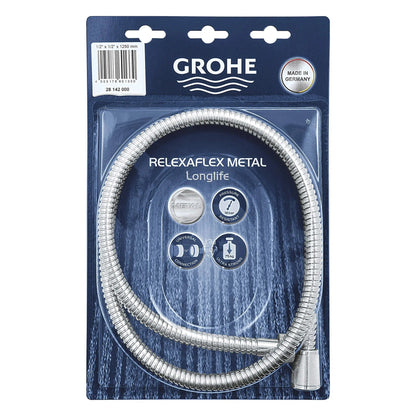 Grohe Universal 49" StarLight Chrome Metal Shower Hose