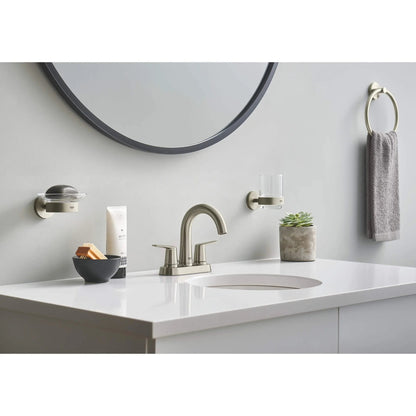 Grohe Veletto 1.2 GPM 4" Centerset Two Handle StarLight Brushed Nickel Infinity Faucet