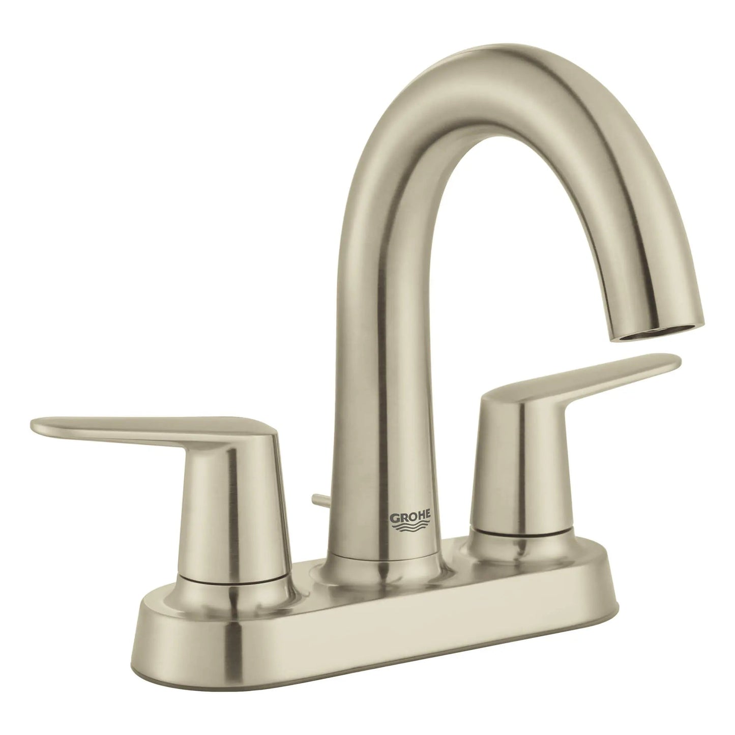 Grohe Veletto 1.2 GPM 4" Centerset Two Handle StarLight Brushed Nickel Infinity Faucet