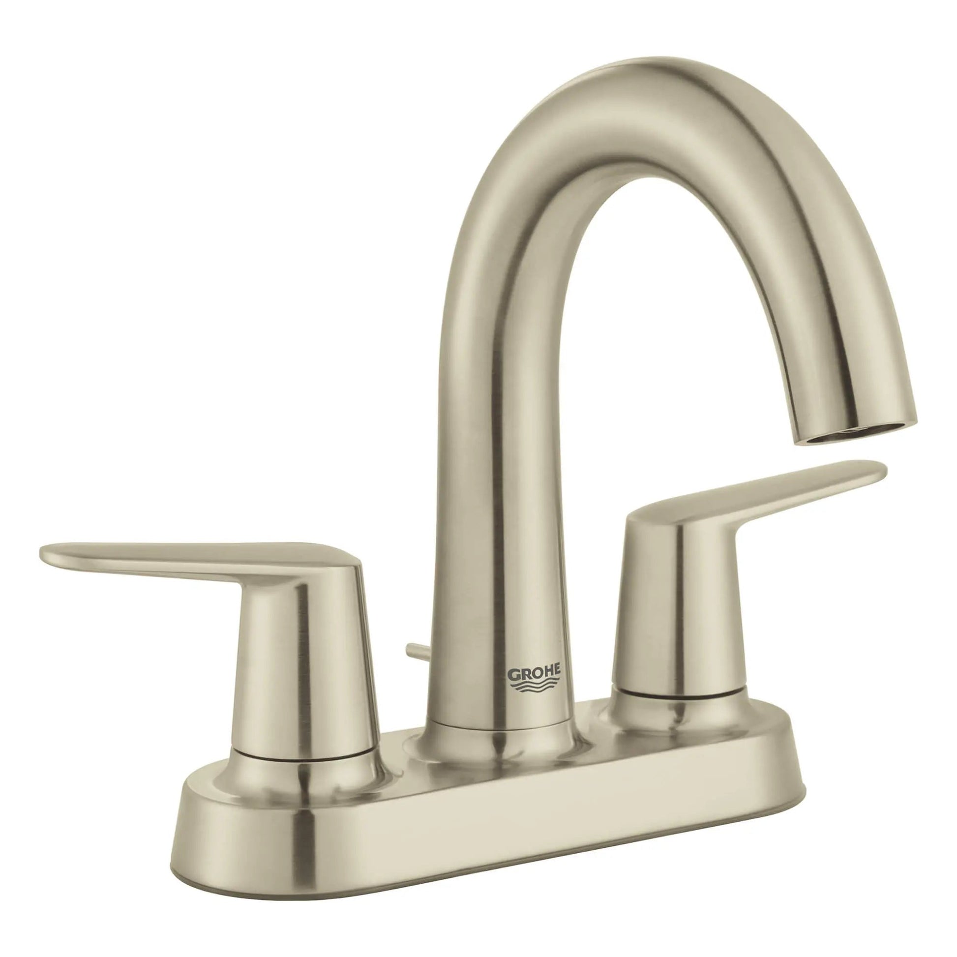 Grohe Veletto 1.2 GPM 4" Centerset Two Handle StarLight Brushed Nickel Infinity Faucet