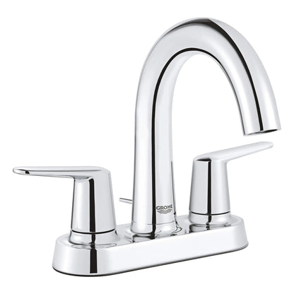 Grohe Veletto 1.2 GPM 4" Centerset Two Handle StarLight Chrome Faucet